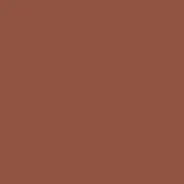 Sienna NCS S 5030 Y70R MDF wood surface with high gloss sheen, displaying a smooth, saturated reddish-brown color sample.